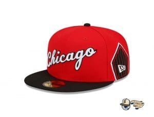 NBA 75th Anniversary Authentics City Edition 59Fifty Fitted Hat Collection by NBA x New Era Bulls
