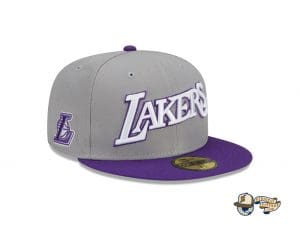 NBA 75th Anniversary Authentics City Edition 59Fifty Fitted Hat Collection by NBA x New Era Lakers