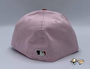 New York Yankees Pink Scarlet Walnut UV 59Fifty Fitted Hat by MLB x New Era Back