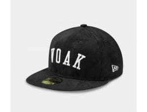 Collegiate Black Suede 59Fifty Fitted Hat by Voak x New Era Collegiate Black Suede 59Fifty Fitted Hat by Voak x New Era