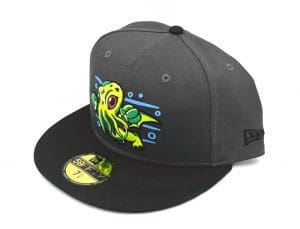 Cthulhu Swims 2 59Fifty Fitted Hat by The Capologists x New Era Front