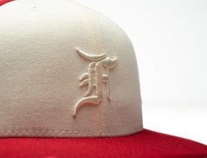 Fear Of God Red White 59Fifty Fitted Hat by Fear Of God x New Era Front