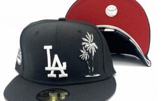 Los Angeles Dodgers Black Palm Tree 1980 ASG 59Fifty Fitted Hat by MLB x New Era