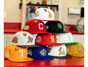 MLB Burger Pack 59Fifty Fitted Hat Collection by MLB x New Era Patch