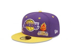 NBA Fire 59Fifty Fitted Hat Collection by NBA x New Era Left