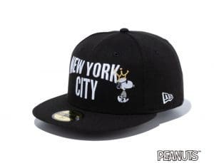 Peanuts New York City Joe Cool Crown 59Fifty Fitted Hat by Peanuts x New Era