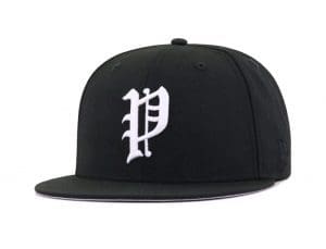 Philadelphia Phillies 1925 Black 59Fifty Fitted Hat by MLB x New Era Front