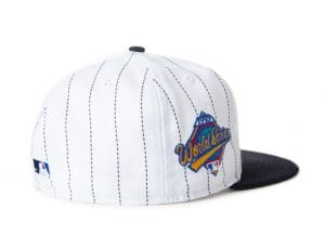 Toronto Blue Jays Pinstripe 59Fifty Fitted Hat by MLB x New Era Back