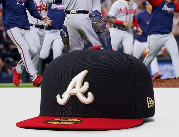 Braves release World Series gold trim apparel date 