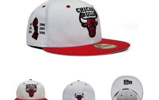 Chicago Bulls 6x Champions 59Fifty Fitted Hat by NBA x New Era