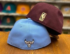 Chicago Bulls Double Drop April 2022 59Fifty Fitted Hat Collection by NBA x New Era Back