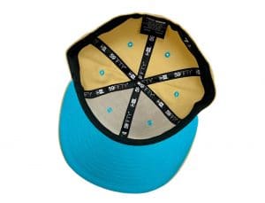 Hawaii Vegas Gold Teal 59Fifty Fitted Hat by 808allday x New Era Undervisor