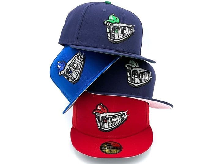 L-Train 59Fifty Fitted Hat by Fitted Fanatic x Burdeens x New Era
