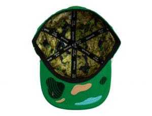 Master Kush Tourney Green Fitted Hat by Grassroots Bottom