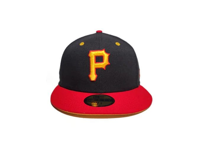 New Pittsburgh Pirates Red And BLACK Baseball Hat MLB Genuine