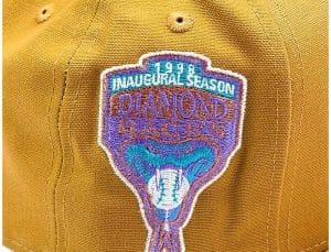 Arizona Diamondbacks 1998 Inaugural Season Wheat 59Fifty Fitted Hat by MLB x New Era Patch