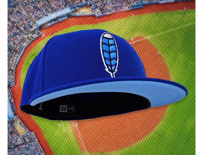 Blue Jay Feather Royal 59Fifty Fitted Hat by Noble North x New Era