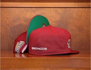 Denver Broncos Super Bowl XXXIII Campus To Canton 59Fifty Fitted Hat by NFL x New Era Back