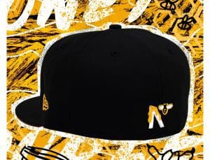 Honey Surfers Black Gold 59Fifty Fitted Hat by Noble North x New Era Back