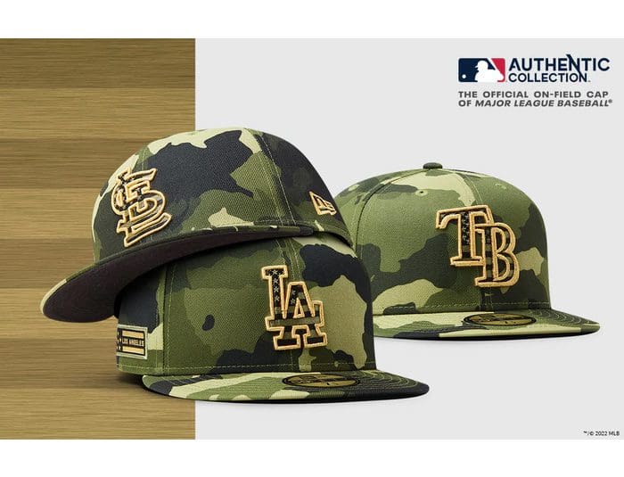 MLB Armed Day 2022 59Fifty Hat Collection by MLB x New Era | Strictly Fitteds