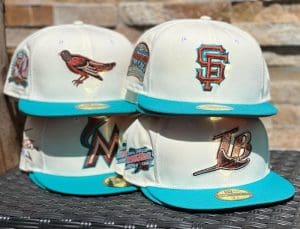 MLB Miami South Beach 59Fifty Fitted Hat Collection by MLB x New Era Front