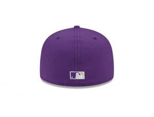 MLB Purple Refresh 59Fifty Fitted Hat Collection by MLB x New Era Back