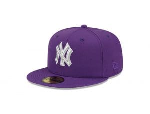 MLB Purple Refresh 59Fifty Fitted Hat Collection by MLB x New Era Left