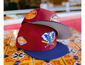 MLB Sangria 59Fifty Fitted Hat Collection by MLB x New Era Right