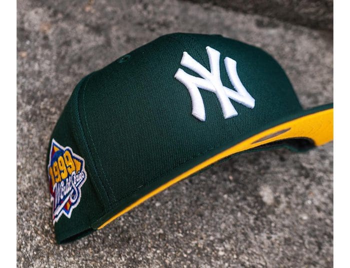 New York Yankees 1999 World Series Forest Green 59Fifty Fitted Hat by