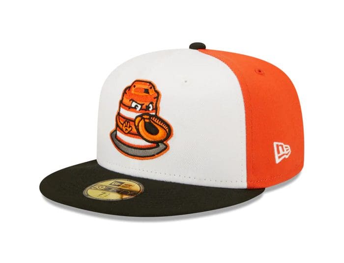 Peoria Chiefs Orange Barrel 59Fifty Fitted Hat by MiLB x New Era