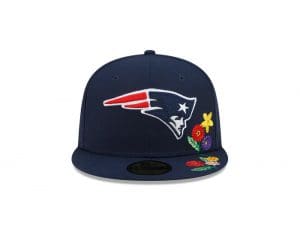 Visor Bloom 59Fifty Fitted Hat Collection by NFL x MLB x New Era Front