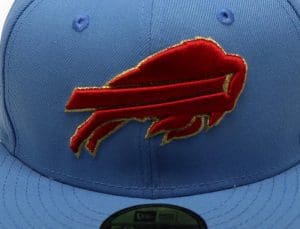 Buffalo Bills Red Bull NFL 75th Anniversary 59Fifty Fitted Hat by NFL x New Era Front