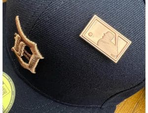 Detroit Tigers 1968 World Series Navy Copper 59Fifty Fitted Hat by MLB x New Era Front