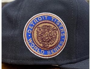 Detroit Tigers 1968 World Series Navy Copper 59Fifty Fitted Hat by MLB x New Era Patch
