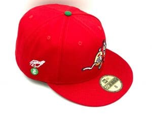 Halfway To Christmas 59Fifty Fitted Hat by The Capologists x New Era Right