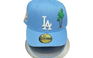 Los Angeles Dodgers 40th Anniversary Sky Palm Tree 59Fifty Fitted Hat by MLB x New Era
