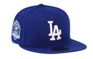 Los Angeles Dodgers 60th Anniversary Glacier Blue Paisley 59Fifty Fitted Hat by MLB x New Era