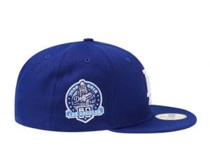 Los Angeles Dodgers 60th Anniversary Glacier Blue Paisley 59Fifty Fitted Hat by MLB x New Era Patch