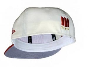Major Arch TDOC Script Chrome Red 59Fifty Fitted Hat by Major x New Era Back