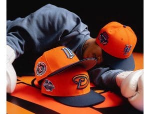 MLB Orange Crush 59Fifty Fitted Hat Collection by MLB x New Era Patch