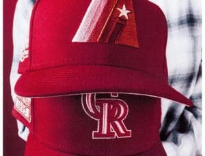 MLB Red Velvet 59Fifty Fitted Hat Collection by MLB x New Era Front