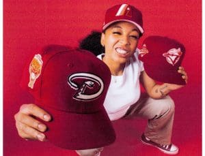MLB Red Velvet 59Fifty Fitted Hat Collection by MLB x New Era Right