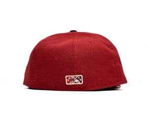 Portland Beavers Red 59Fifty Fitted Hat by MiLB x New Era Back