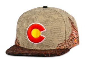 Red Rocks V3 Tan Fitted Hat by Grassroots