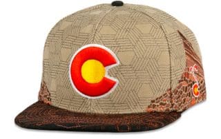 Red Rocks V3 Tan Fitted Hat by Grassroots