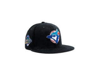 Toronto Blue Jays 1992 World Series Corduroy 59Fifty Fitted Hat by MLB x New Era Front