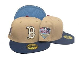 Boston Red Sox Cape Cod Chips Pack 59Fifty Fitted Hat by MLB x New Era Brown