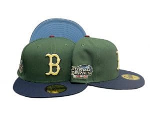 Boston Red Sox Cape Cod Chips Pack 59Fifty Fitted Hat by MLB x New Era Green