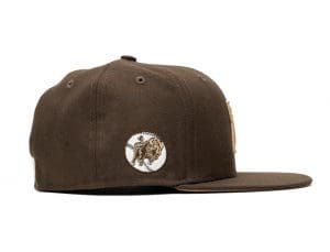 Buffalo Bisons Walnut 59Fifty Fitted Hat by MiLB x New Era Side