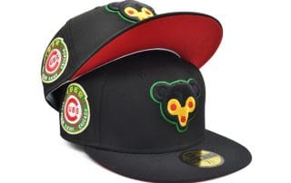 Chicago Cubs 1962 All-Star Game Black Red 59Fifty Fitted Hat by MLB x New Era